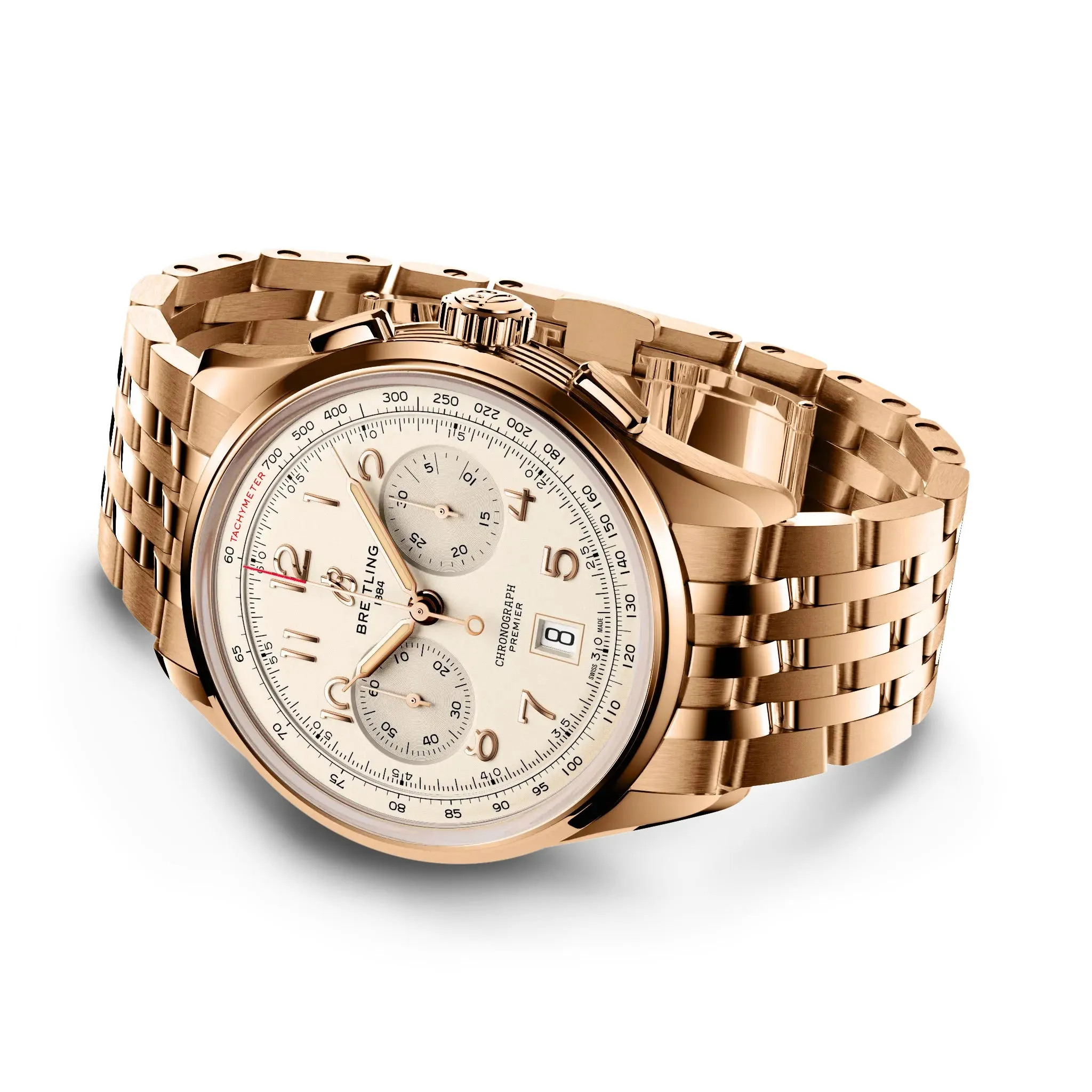 Breitling Premier B01 Chronograph 42 Watch with Cream Dial