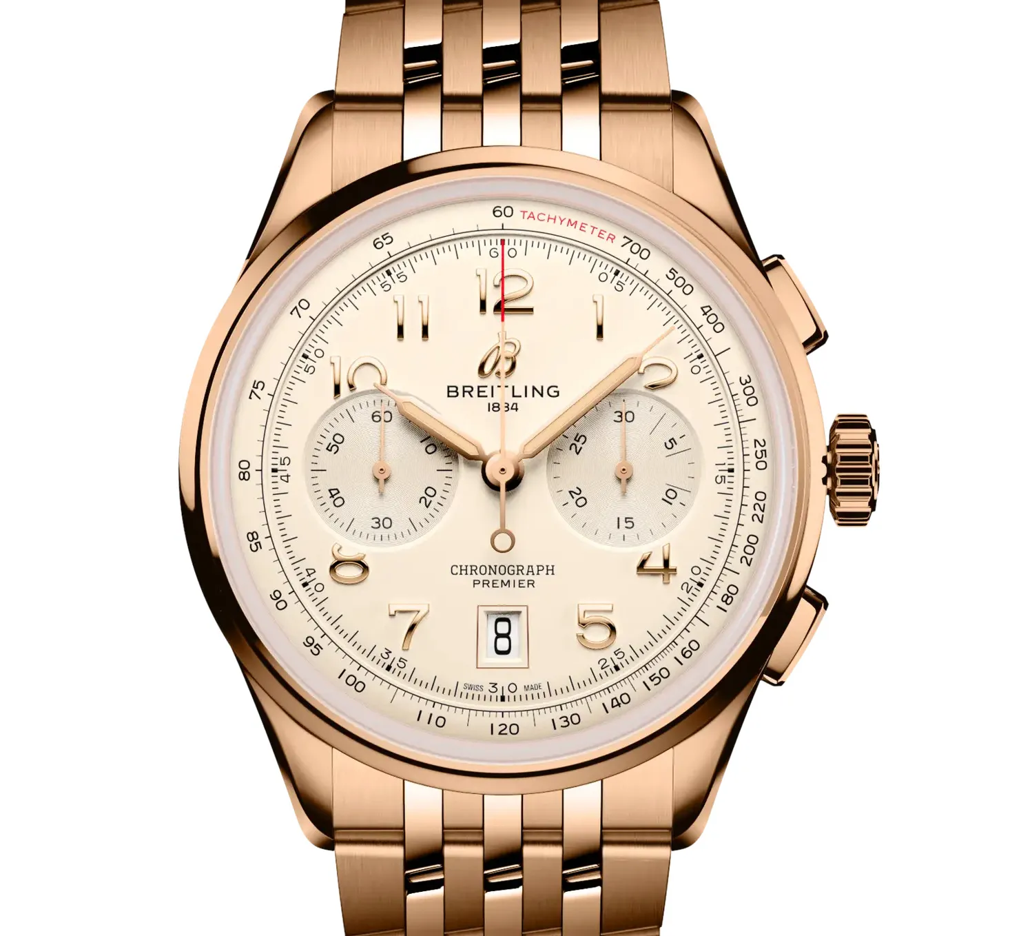 Breitling Premier B01 Chronograph 42 Watch with Cream Dial