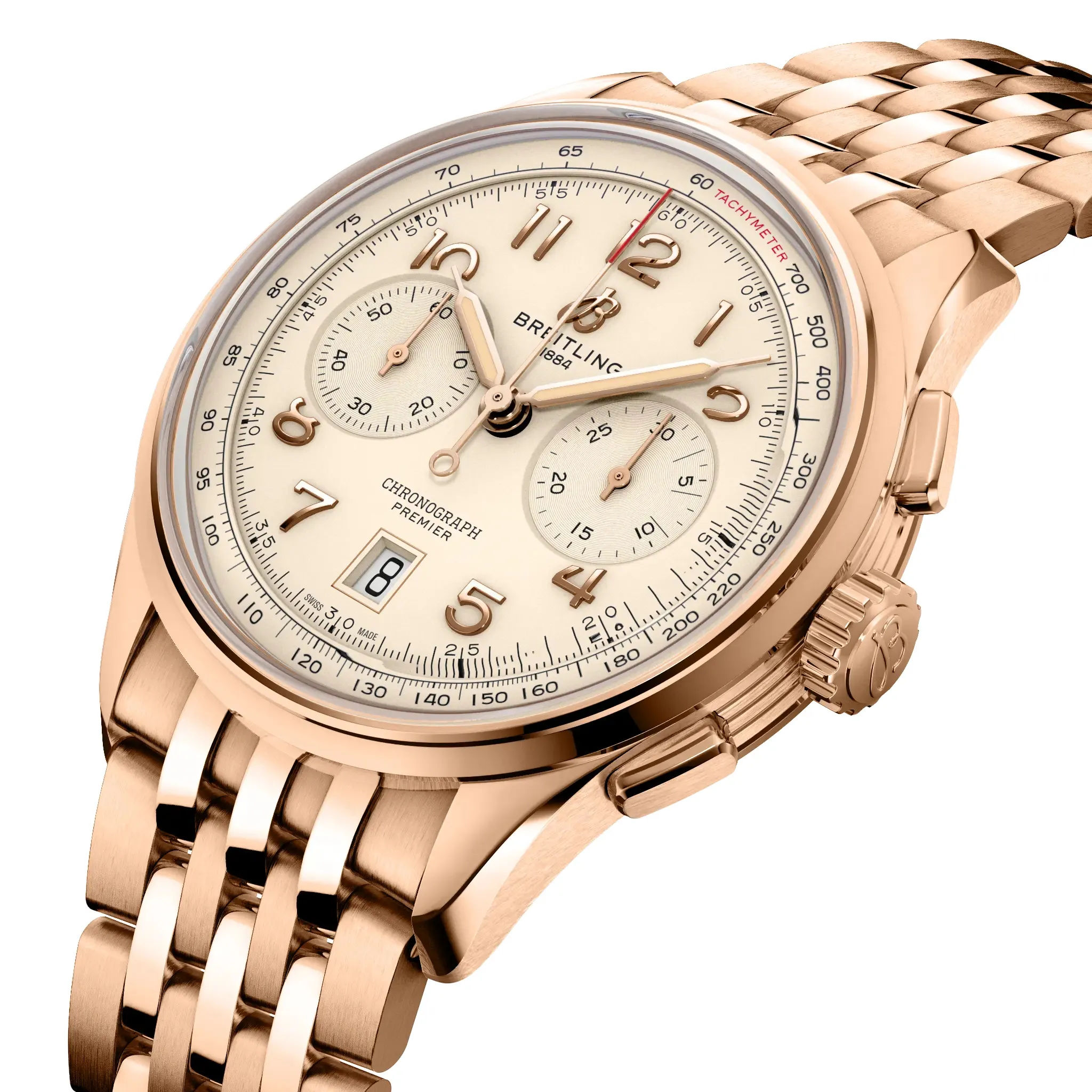 Breitling Premier B01 Chronograph 42 Watch with Cream Dial