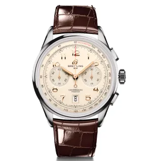 Breitling Premier B01 Chronograph 42mm Watch with Cream Dial
