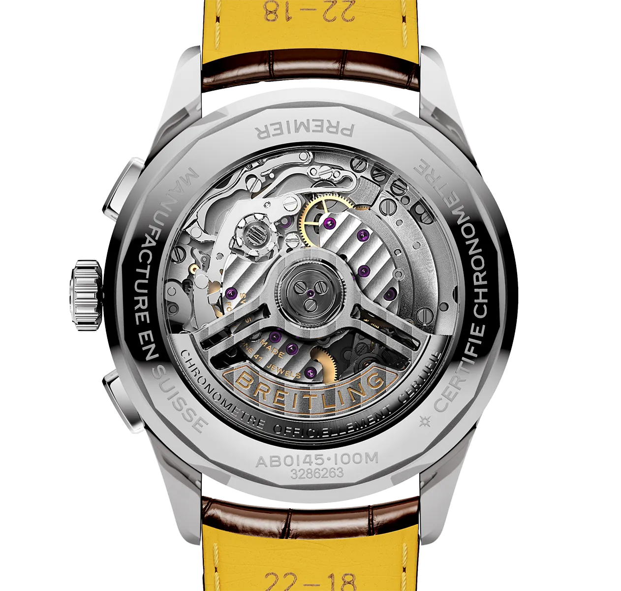 Breitling Premier B01 Chronograph 42mm Watch with Cream Dial