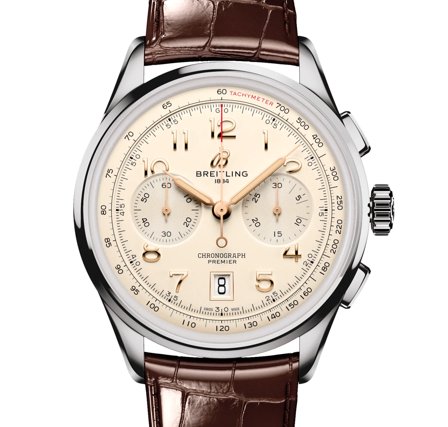 Breitling Premier B01 Chronograph 42mm Watch with Cream Dial