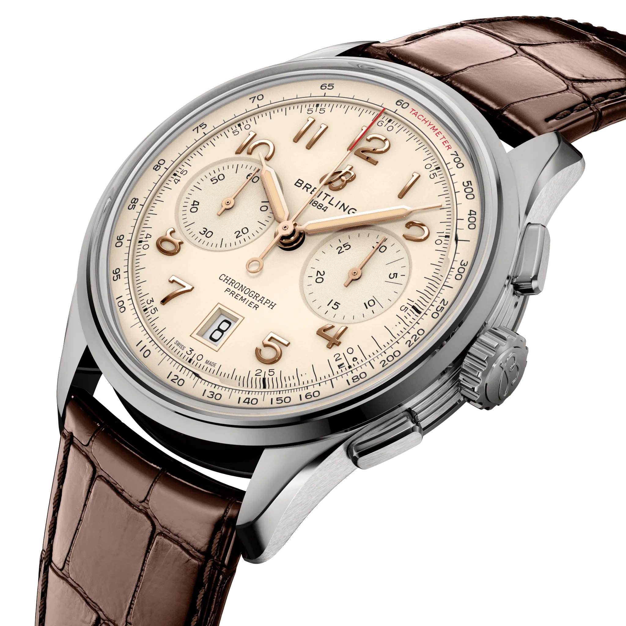 Breitling Premier B01 Chronograph 42mm Watch with Cream Dial