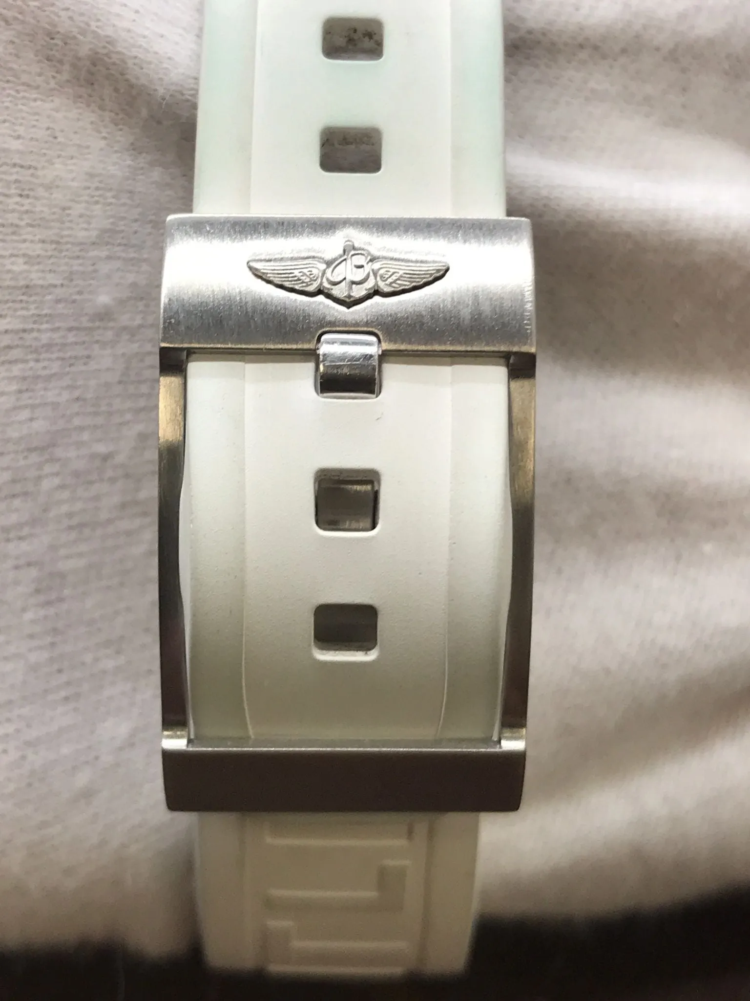 Breitling Superocean 36mm A17316 White Dial Automatic Watch