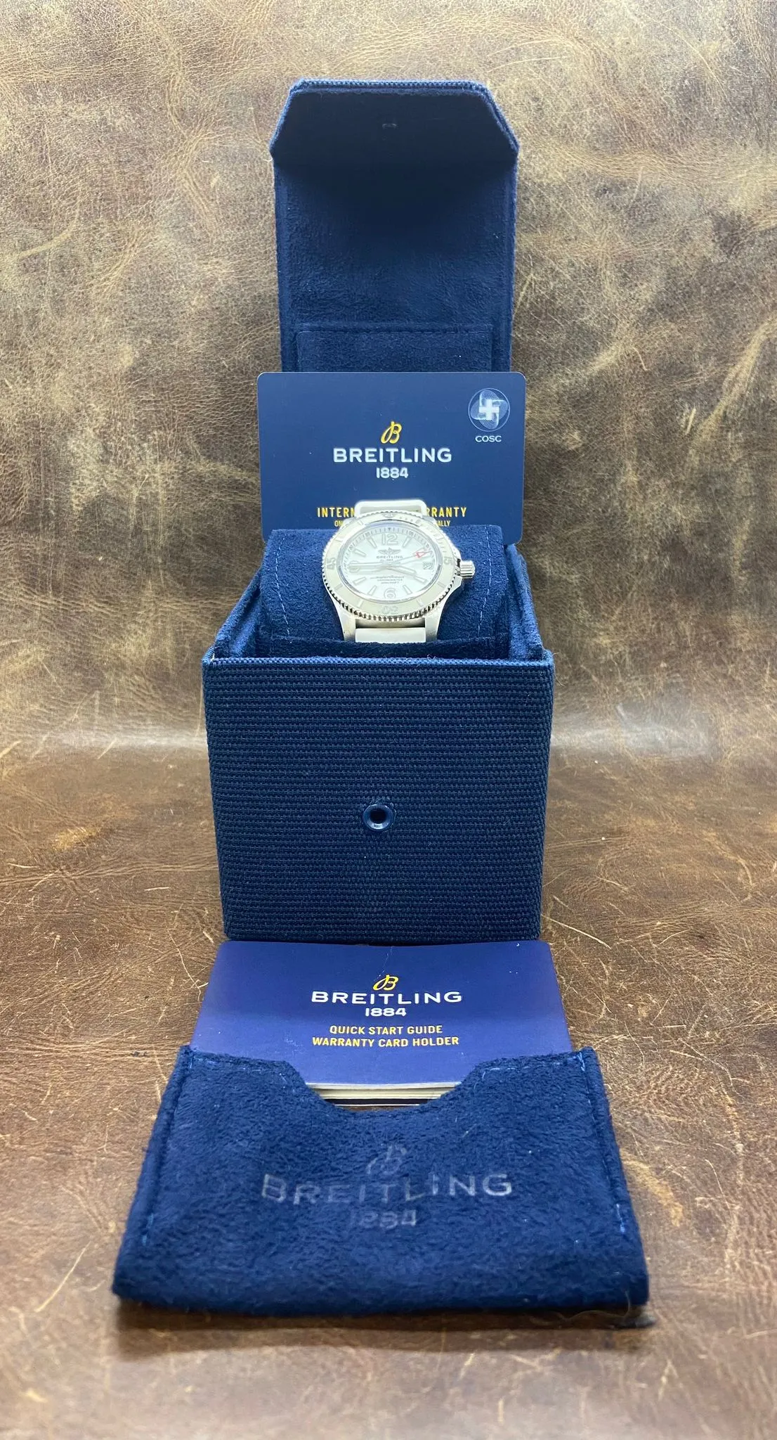 Breitling Superocean 36mm A17316 White Dial Automatic Watch