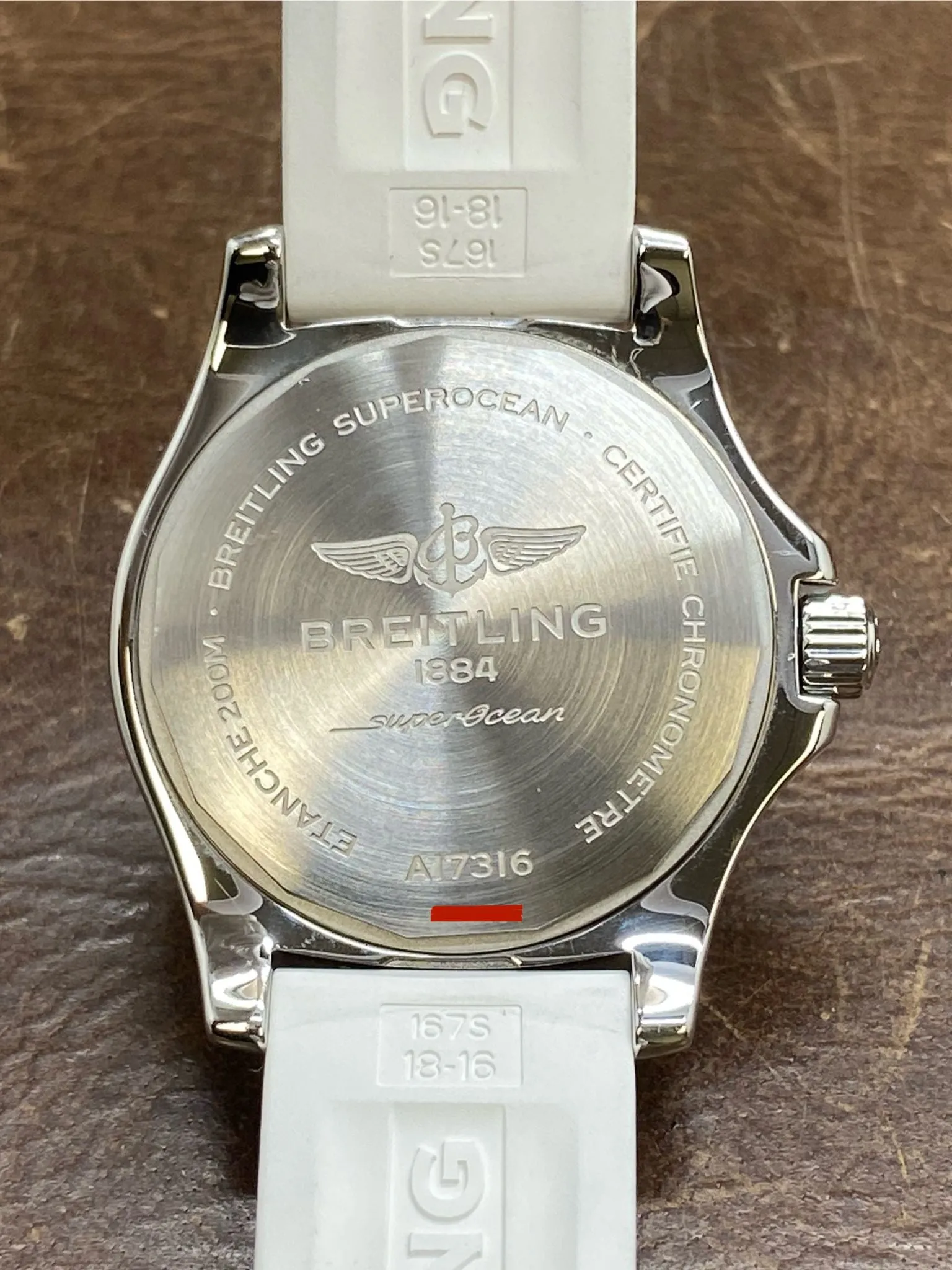 Breitling Superocean 36mm A17316 White Dial Automatic Watch