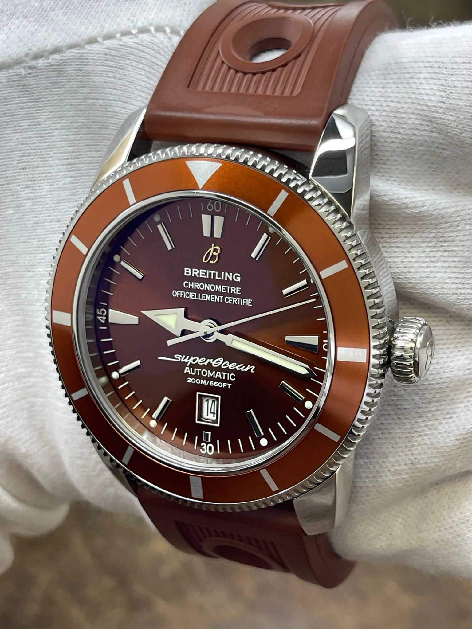 Breitling Superocean Heritage 46 A17320 Brown Dial Automatic Men's Watch
