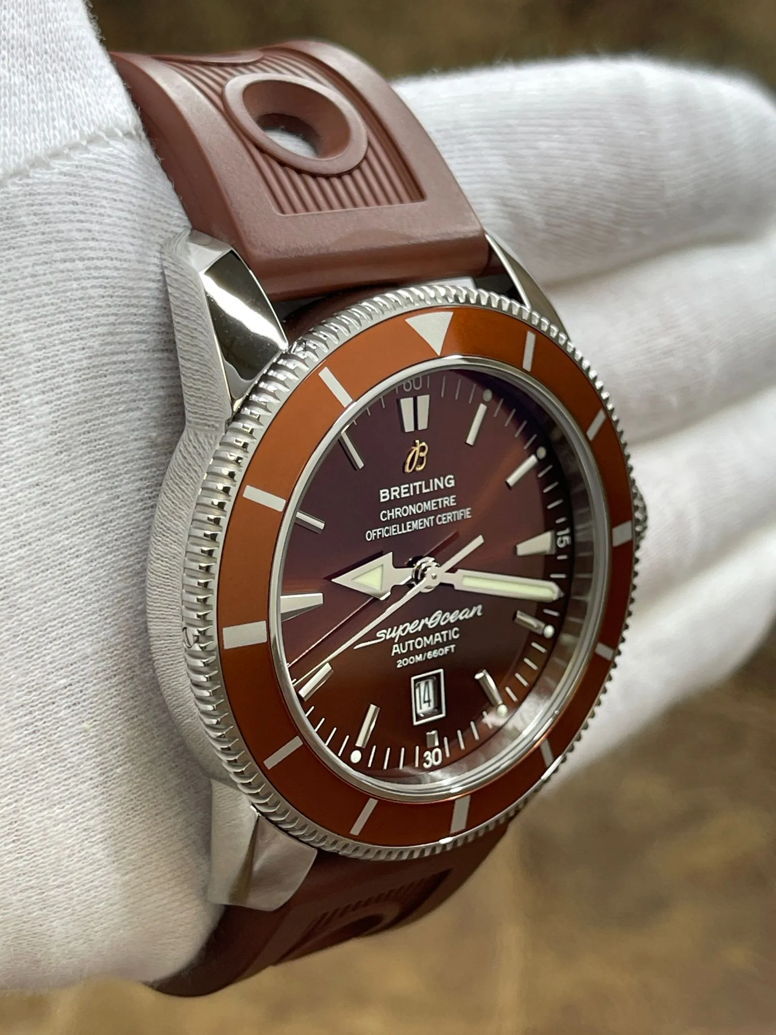 Breitling Superocean Heritage 46 A17320 Brown Dial Automatic Men's Watch