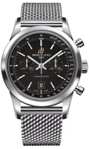 Breitling - Transocean Chronograph 38 Stainless Steel - Ocean Classic Bracelet