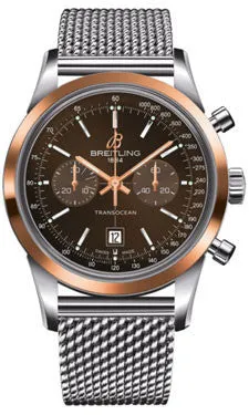 Breitling - Transocean Chronograph 38 Steel And Gold - Ocean Classic Bracelet