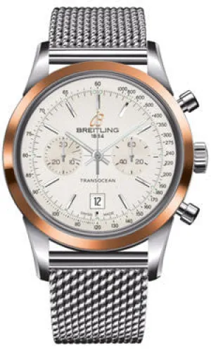 Breitling - Transocean Chronograph 38 Steel And Gold - Ocean Classic Bracelet
