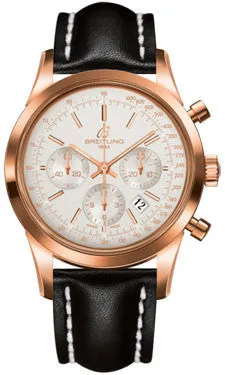 Breitling - Transocean Chronograph Red Gold - Leather Strap