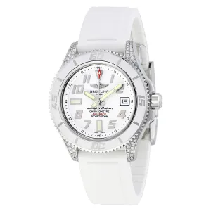 Brietling Superocean 42 Diamond Automatic Unisex Watch A17364AR-A763WHPD A17364AR-A763-147S-A18D.2