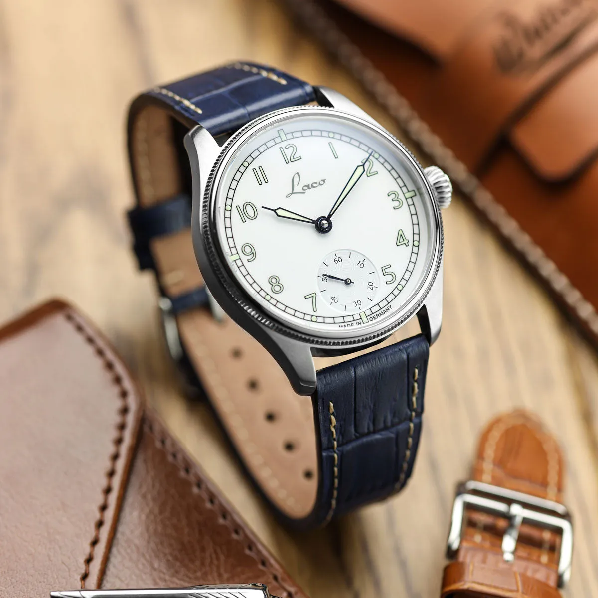 Brixham Gator Watch Strap - Black