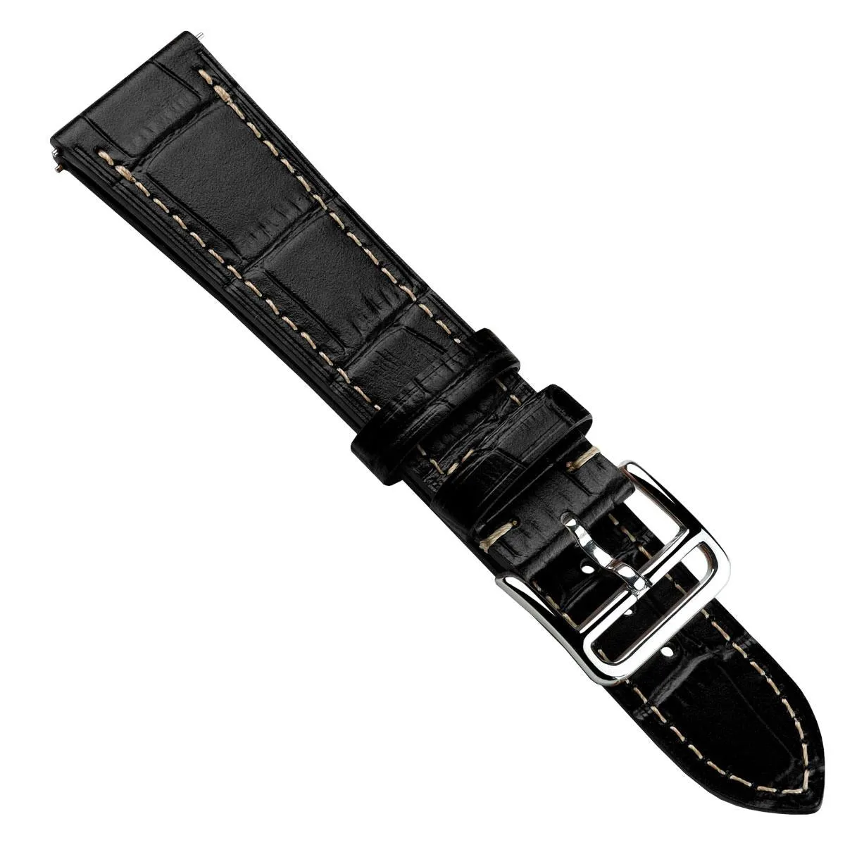 Brixham Gator Watch Strap - Black