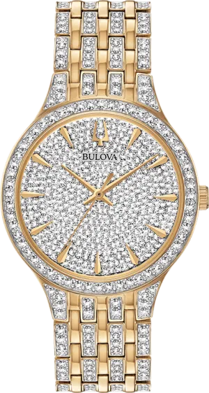Bulova Crystal Quartz Men's Watch 98A229