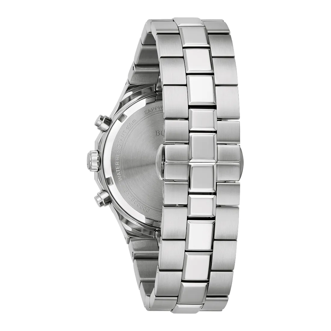 Bulova Prestige Mens Stainless Steel Grey Dial Chronograph Watch
