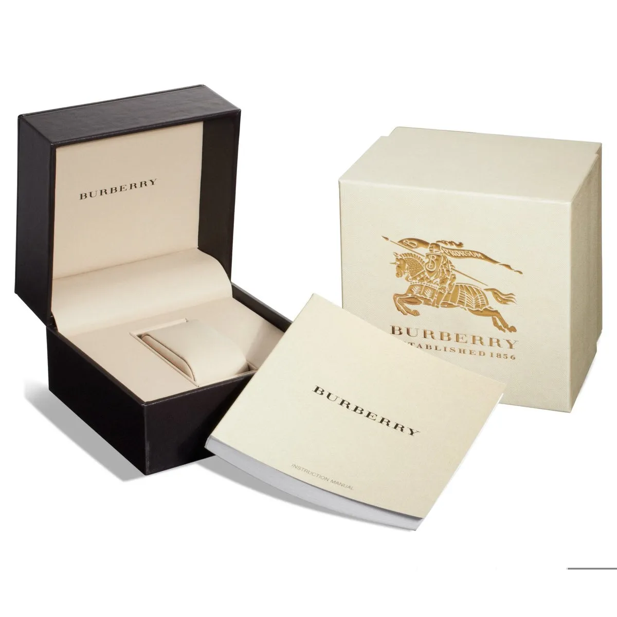 Burberry The City White Check Leather Strap Women's Watch BU9110
