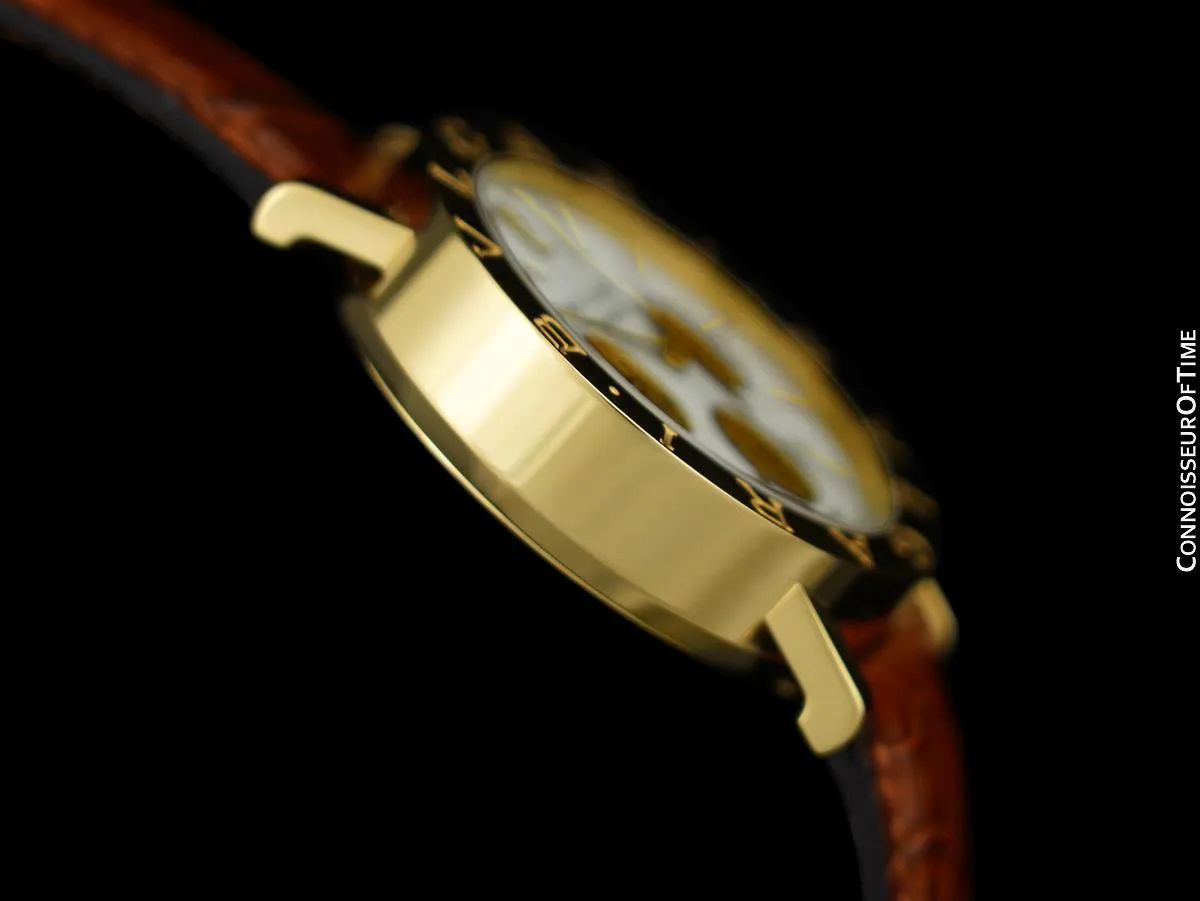 Bvlgari Bvlgari (Bulgari) Mens Automatic Chronograph Watch, BB 38 GL CH - 18K Gold