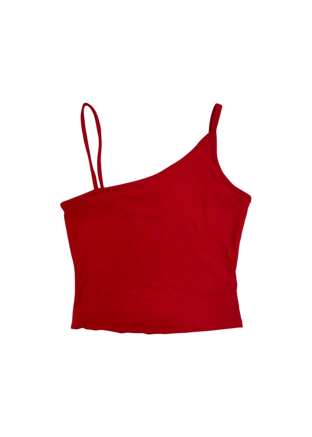 Cally Asymmetrical Cami Top - Red