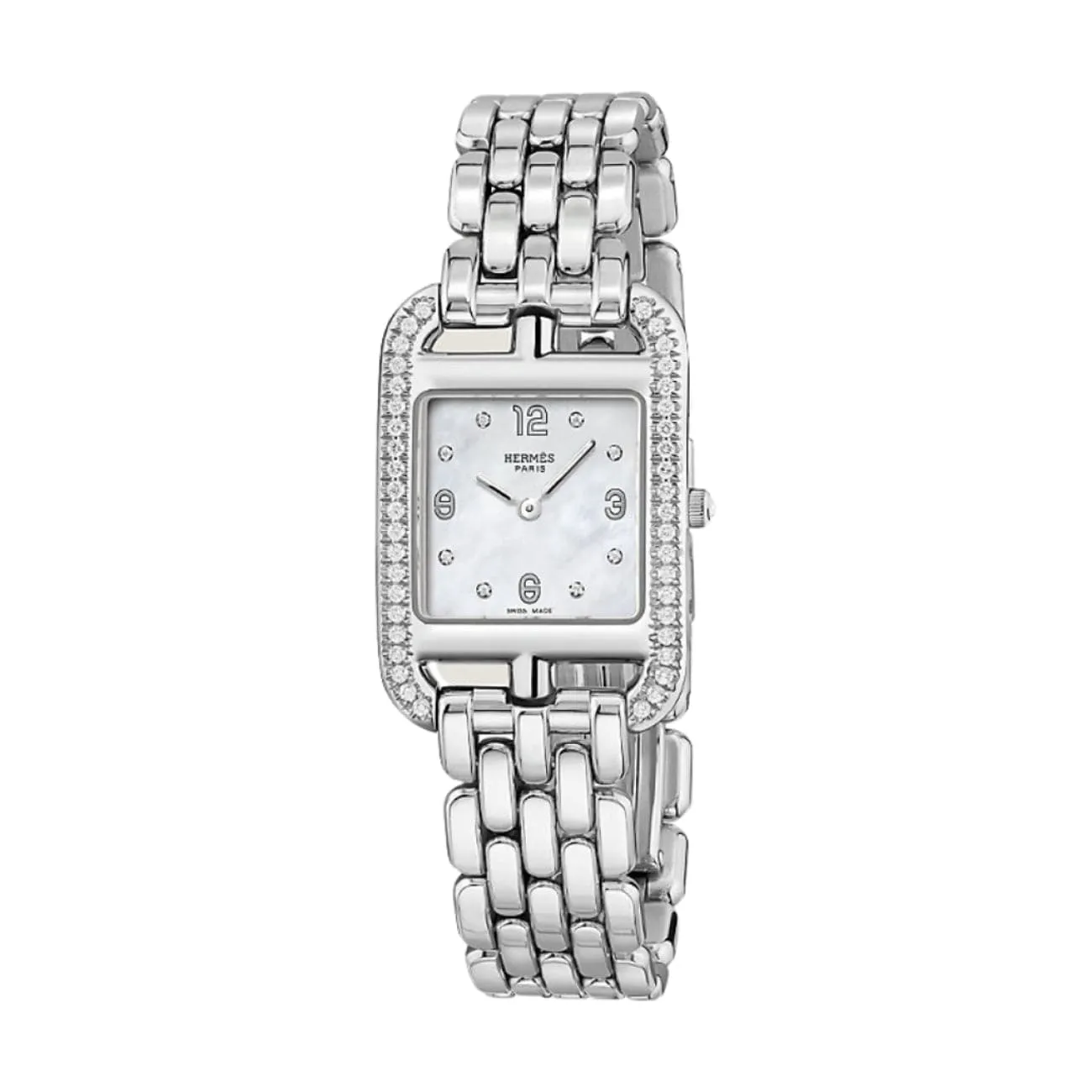 CAPE COD - MOTHER OF PEARL DIAMOND SET MEDIUM WATCH