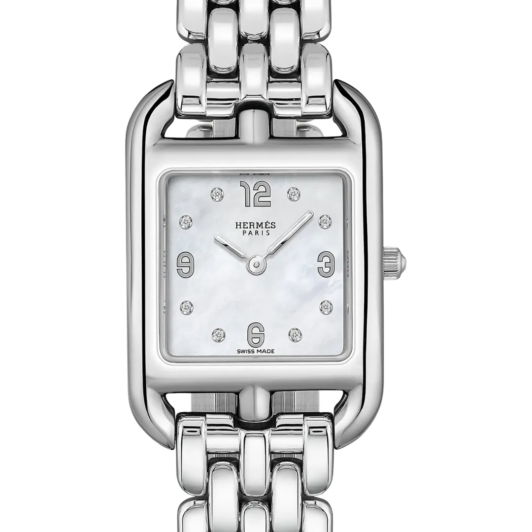 CAPE COD - MOTHER OF PEARL DIAMOND SET MEDIUM WATCH