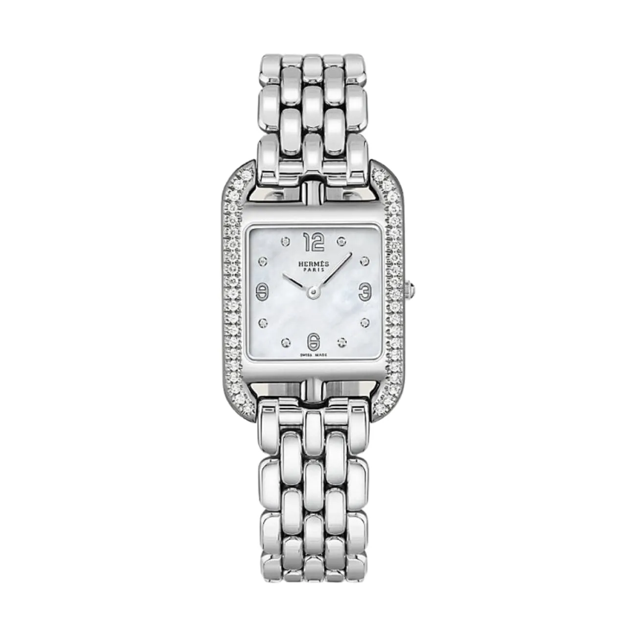 CAPE COD - MOTHER OF PEARL DIAMOND SET MEDIUM WATCH