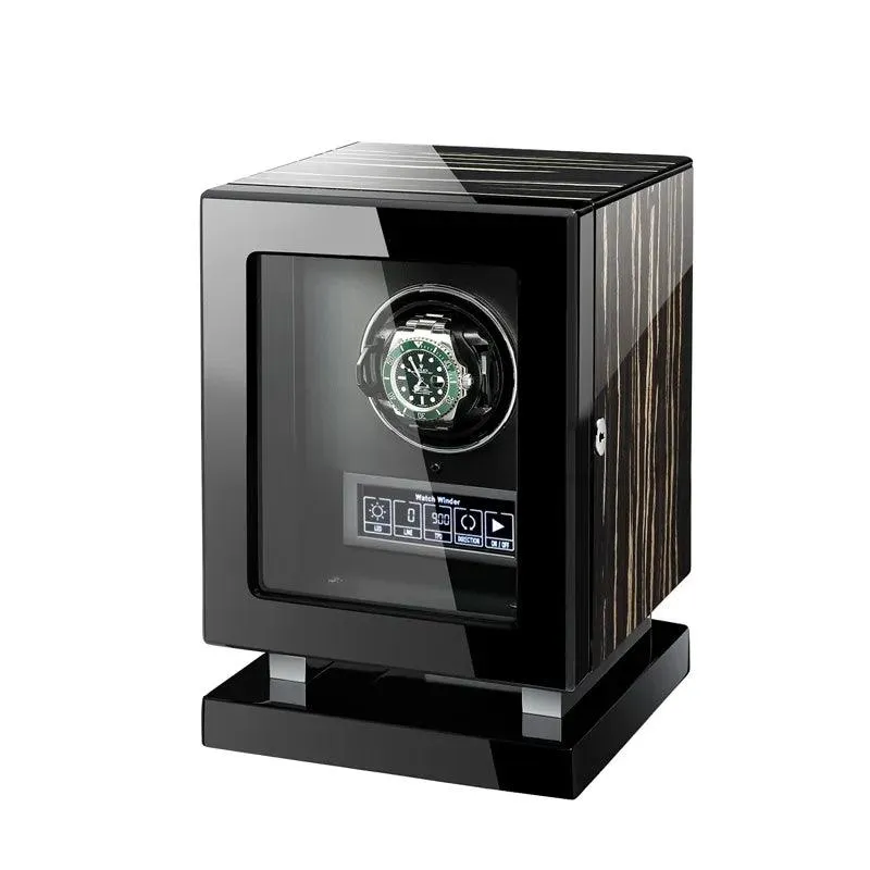 Capodagli box hobs Rotore loading wooden watches with lock and light sqm6301