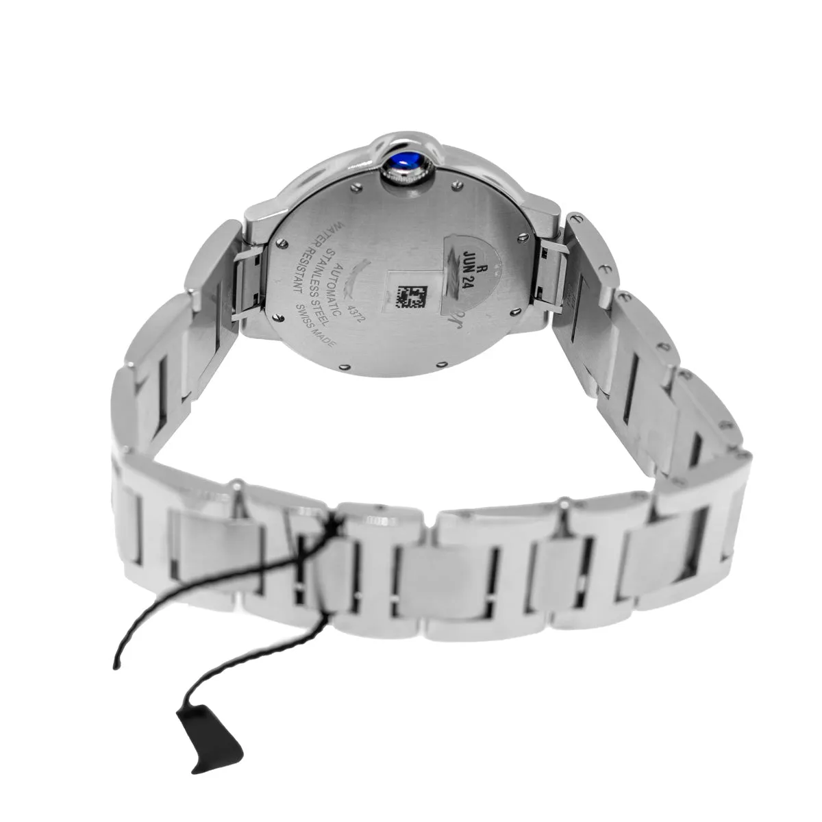 Cartier Ballon Bleu 36mm Stainless Steel Silver Roman Dial WSBB0048