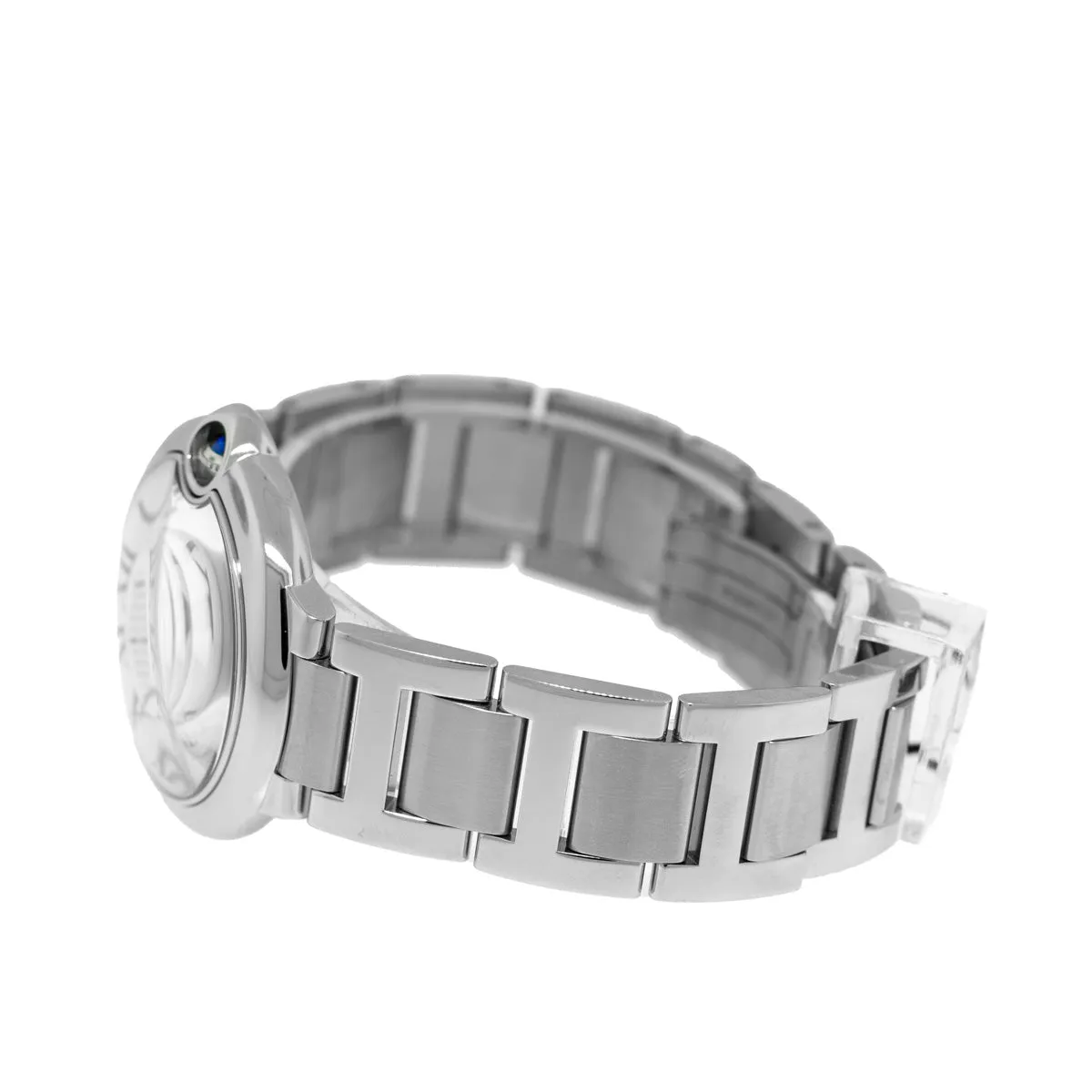 Cartier Ballon Bleu 36mm Stainless Steel Silver Roman Dial WSBB0048