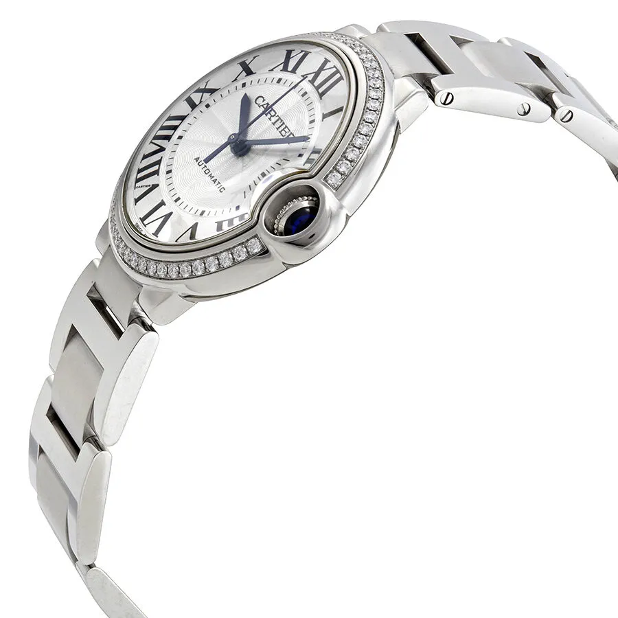 Cartier Ballon Bleu Automatic Diamond Ladies Watch W4BB0017