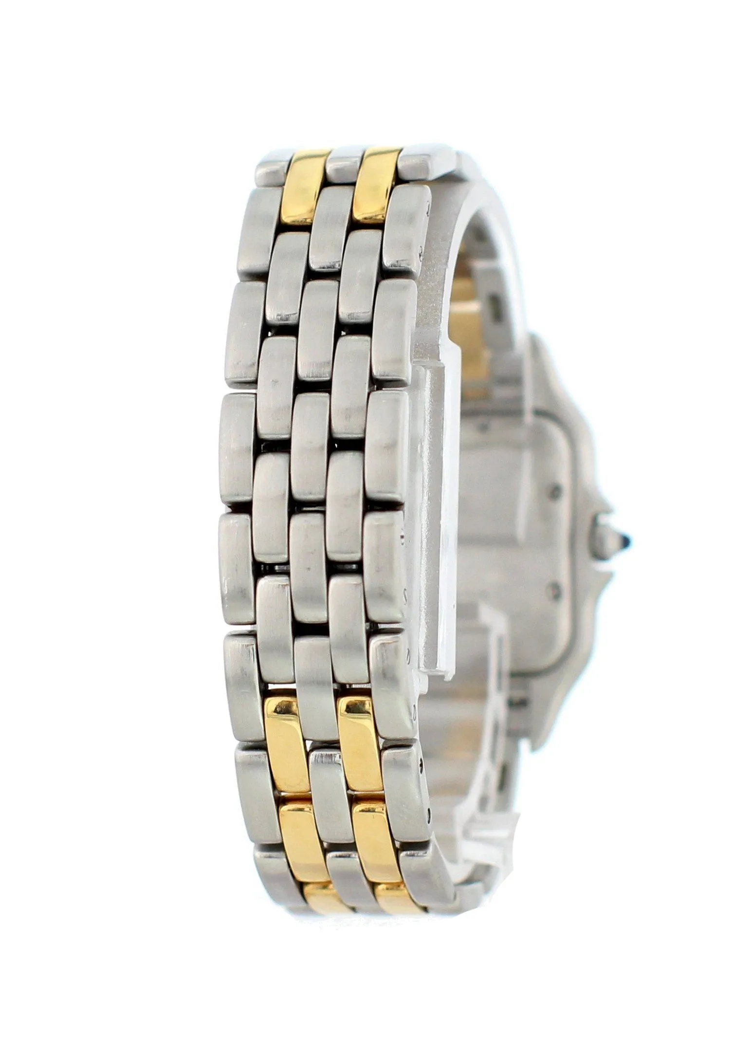 Cartier Panthere 1120 Midsize Two Tone 18k Yellow Gold Watch