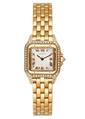 Cartier Panthere WF3116B9 MOP Diamond Ladies Watch