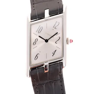 Cartier Platinum Tank Asymmetric Ref. WGTA0042