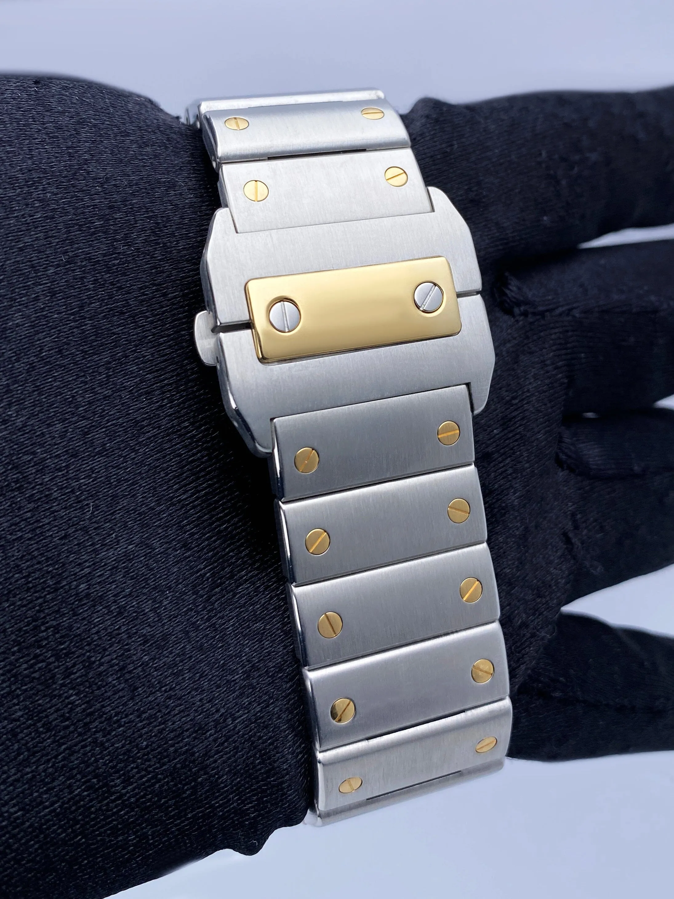 Cartier Santos-100 XL W200728G Two Tones Mens Watch