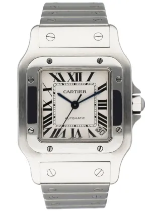 Cartier Santos Galbee W20098D6 Stainless Steel Mens Watch