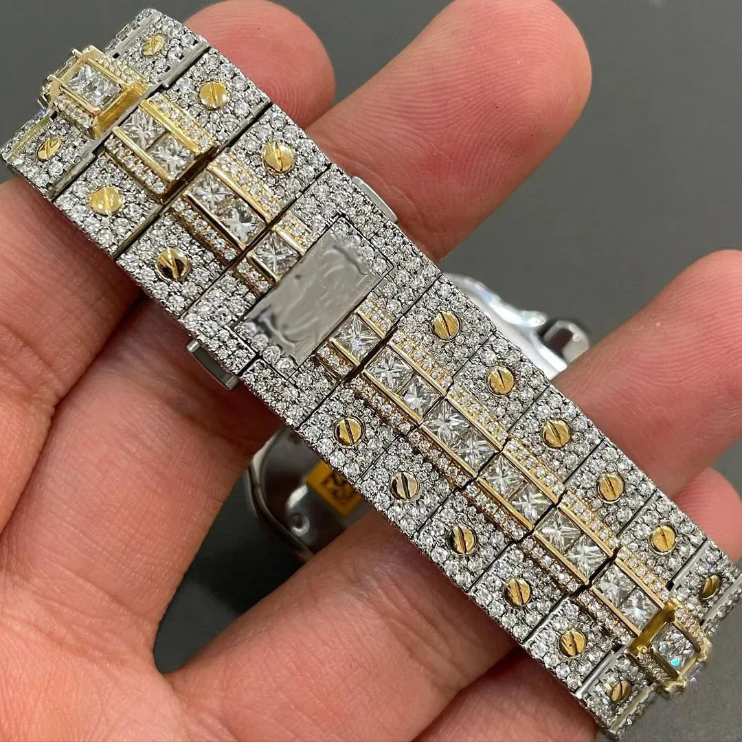 Cartier Santos Moissanite Diamond Watch | vvs moissanite watch W 96