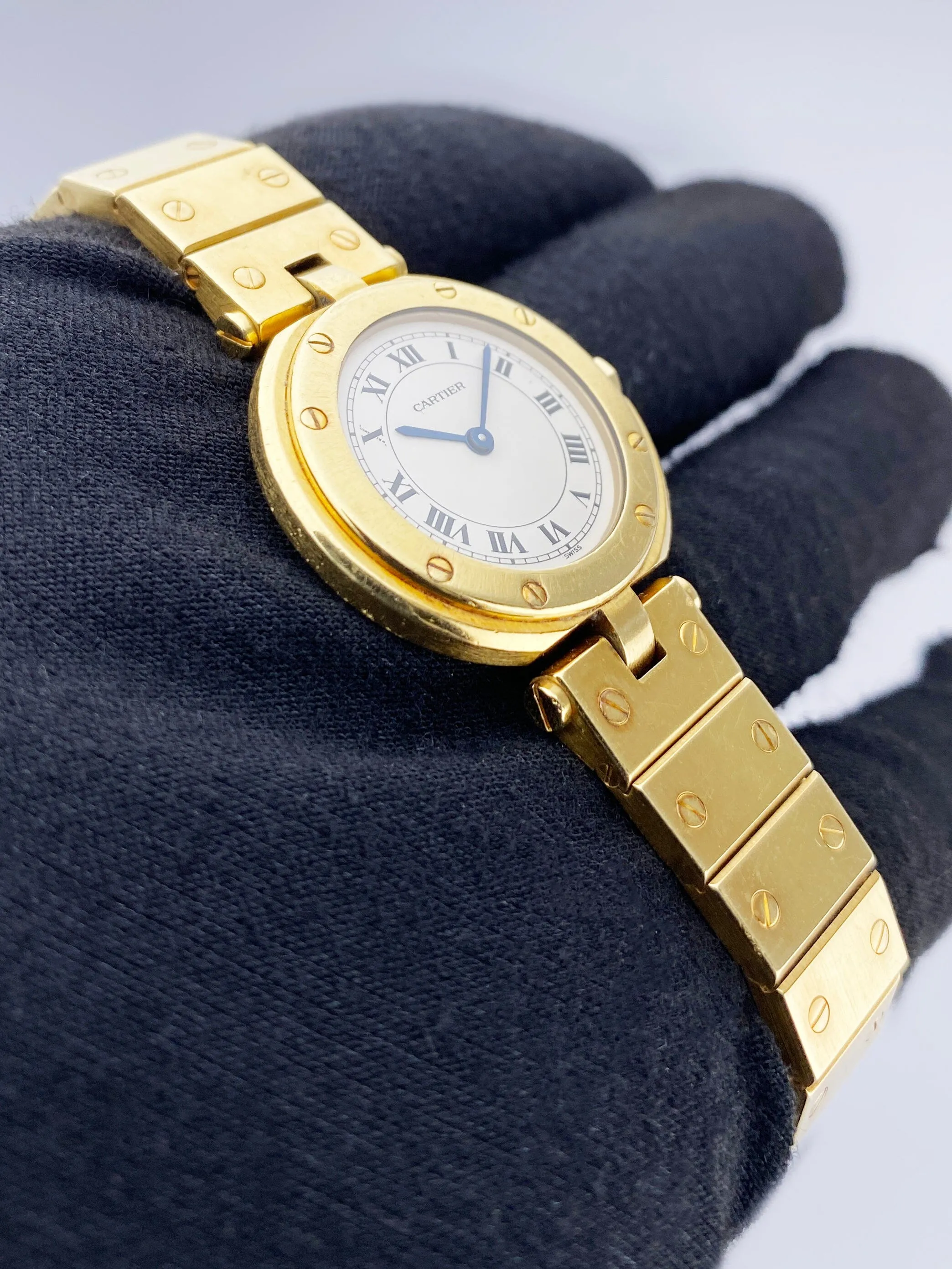 Cartier Santos Vendôme 84738788 18K Yellow Gold Ladies Watch