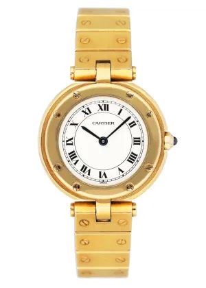 Cartier Santos Vendôme 84738788 18K Yellow Gold Ladies Watch