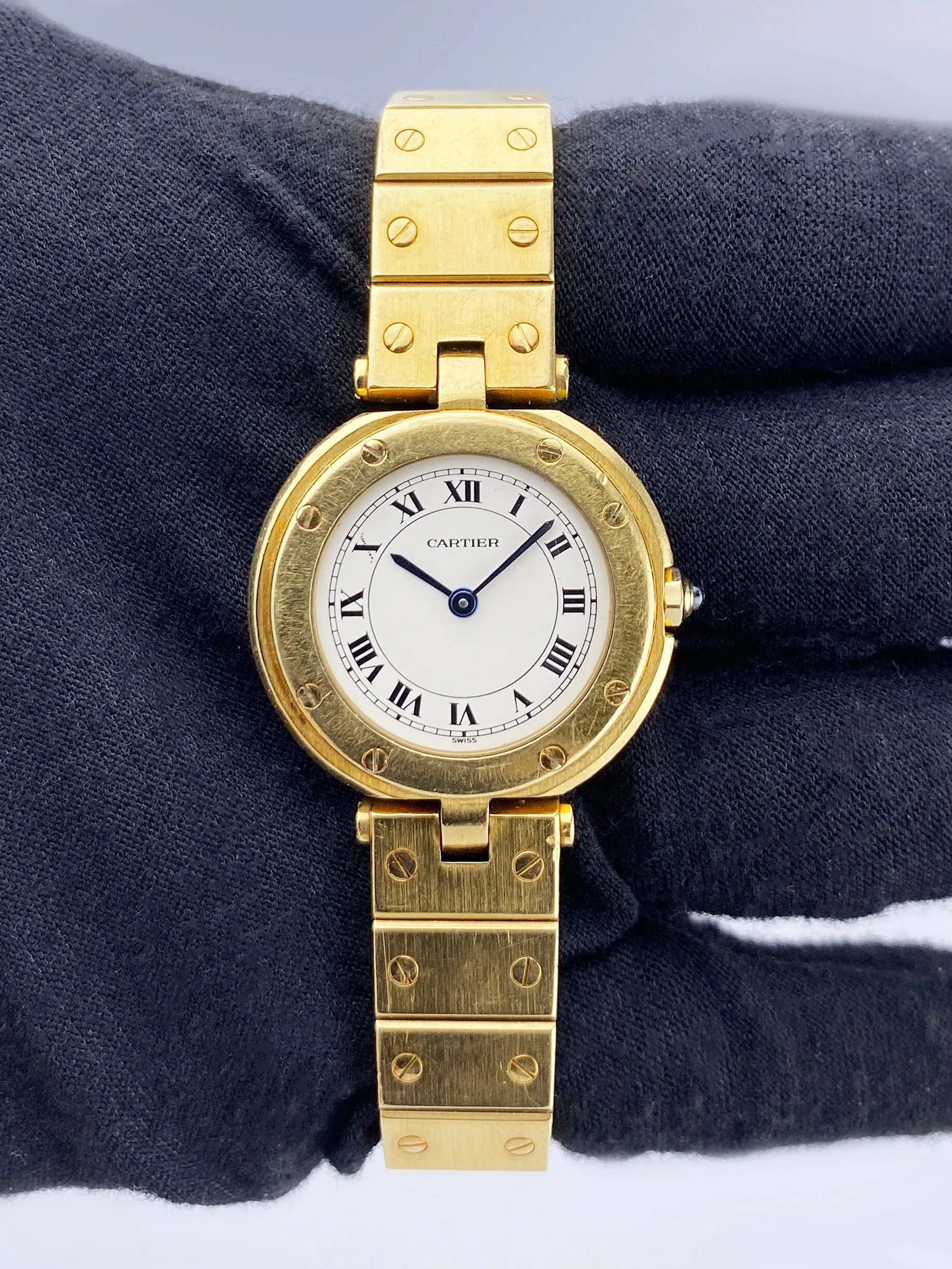 Cartier Santos Vendôme 84738788 18K Yellow Gold Ladies Watch