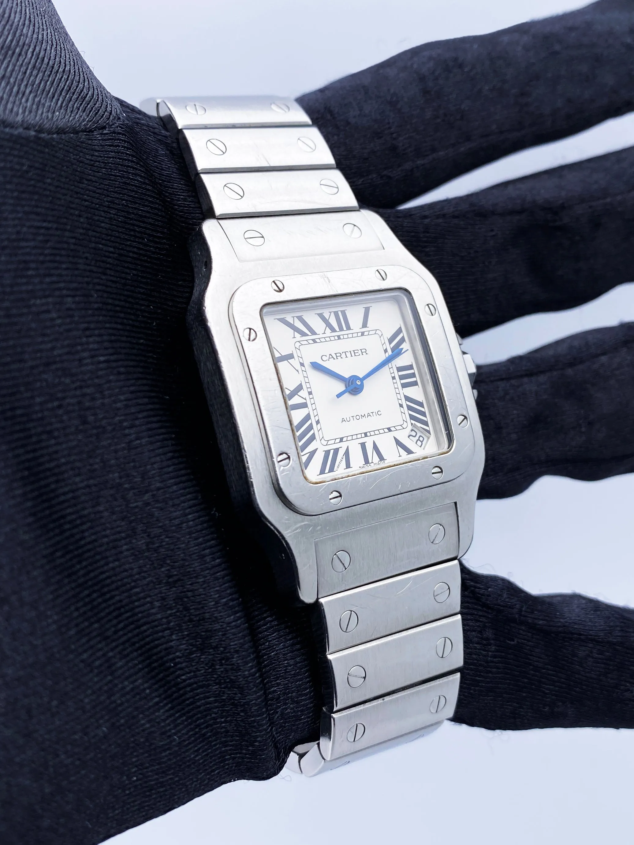 Cartier Santos W20098D6 Stainless Steel Mens Watch