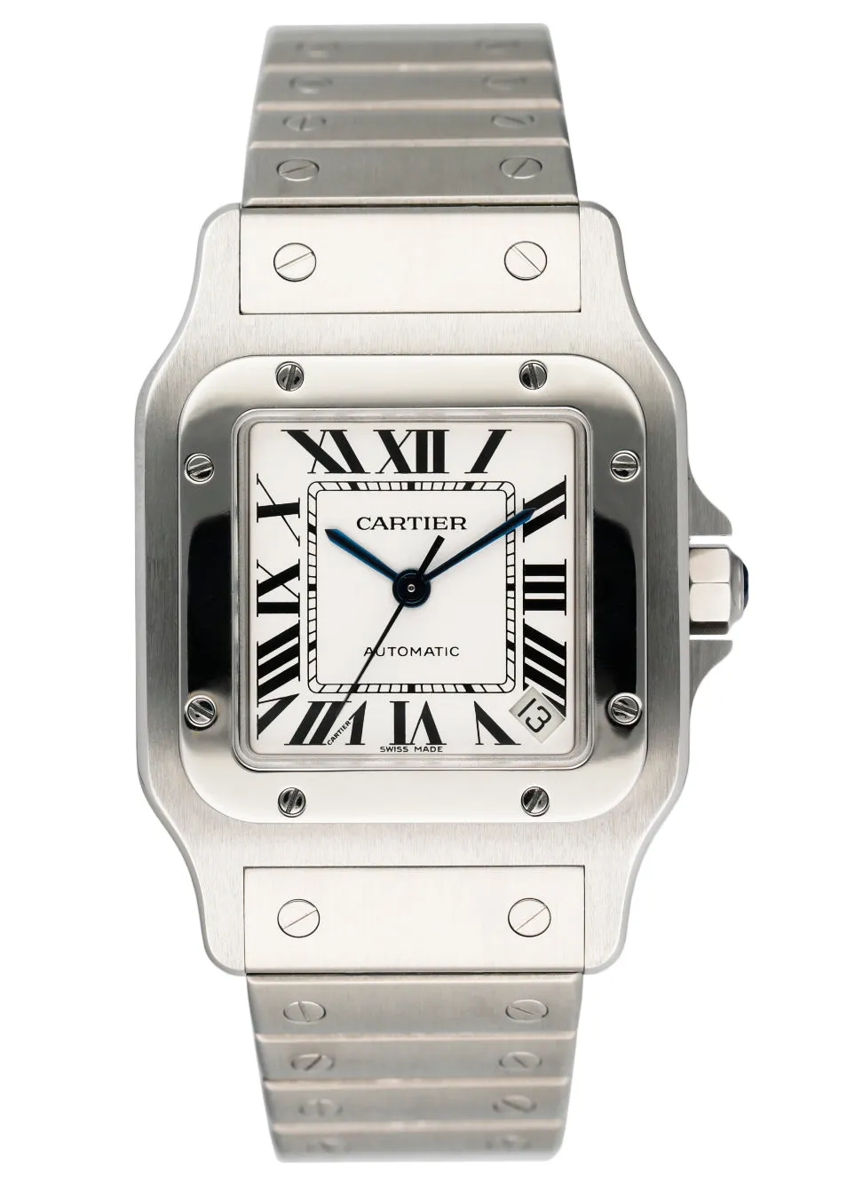 Cartier Santos W20098D6 Stainless Steel Mens Watch