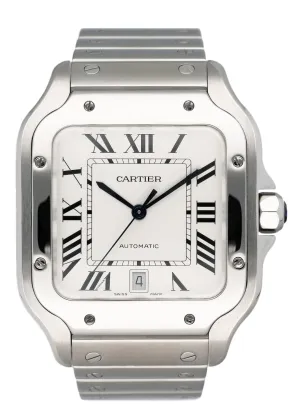 Cartier Santos WSSA0018 Large Size Mens Watch
