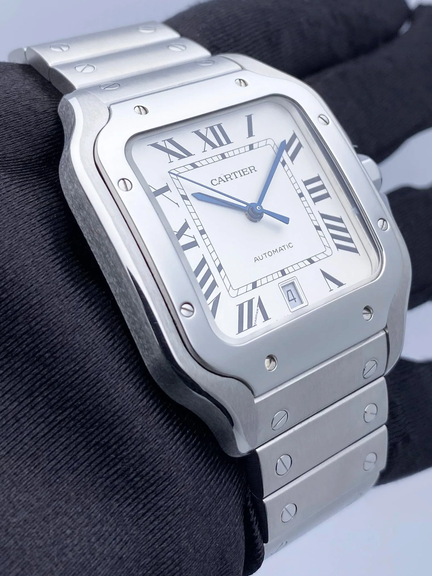 Cartier Santos WSSA0018 Large Size Mens Watch