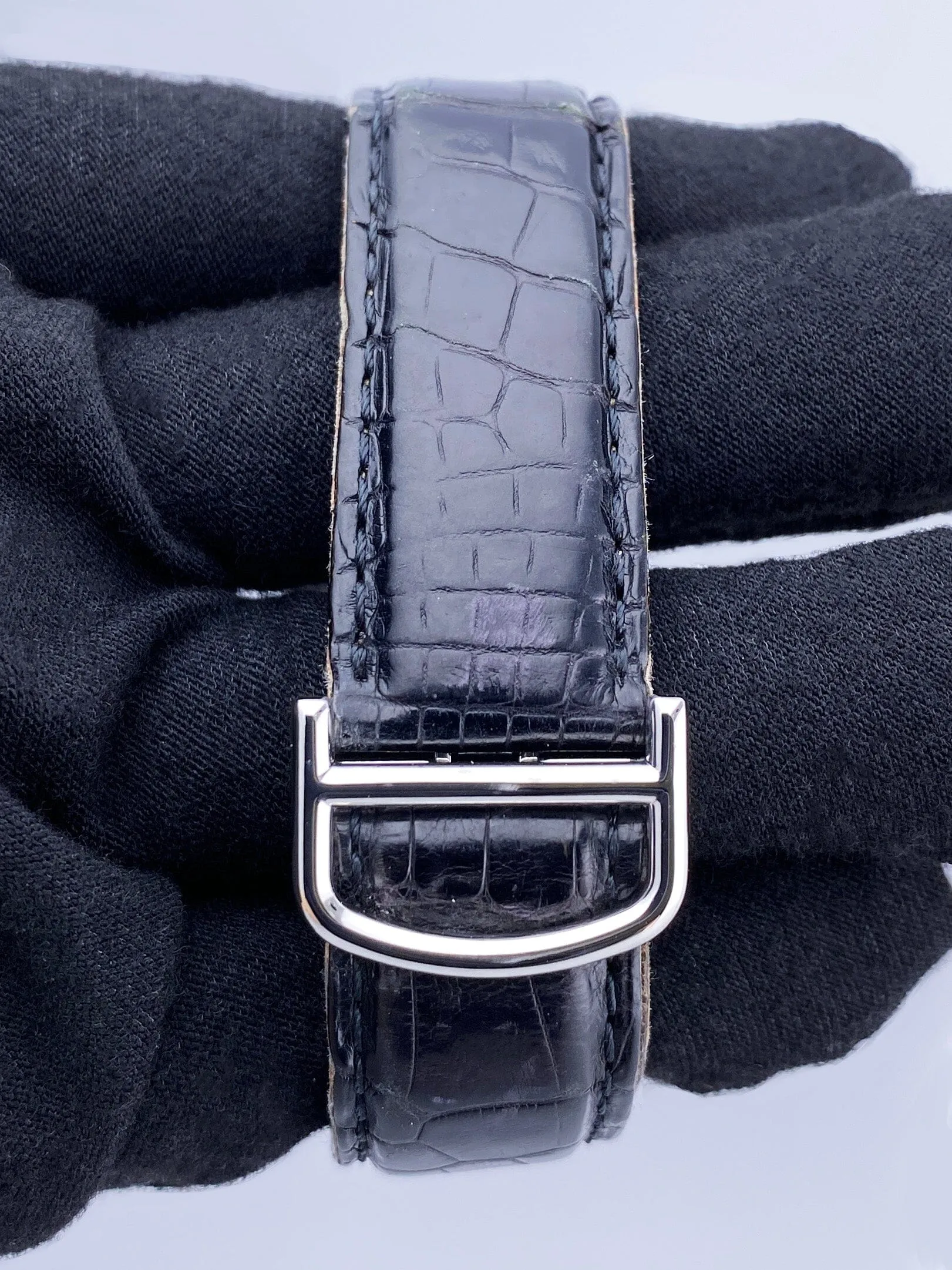 Cartier Tank Americaine Large W2601651 Platinum Mens Watch