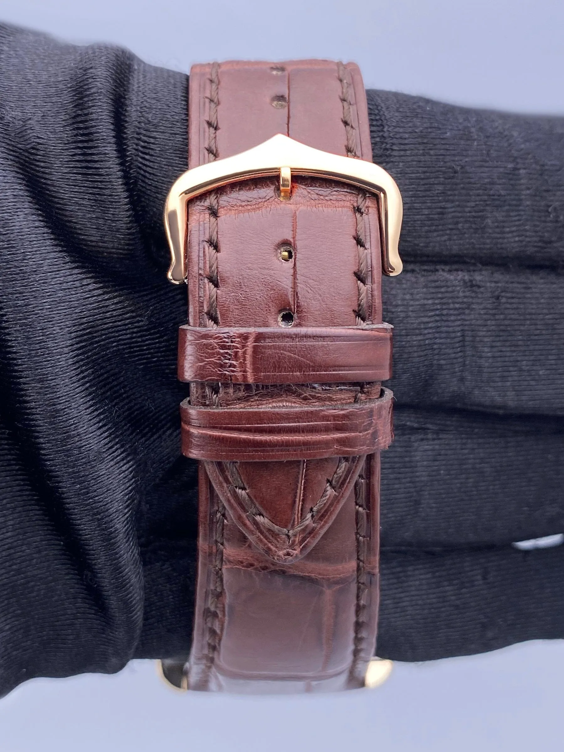 Cartier Tank Solo W5200026 18K Rose Gold Mens Watch