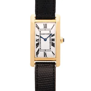 Cartier Yellow Gold Tank Cintree