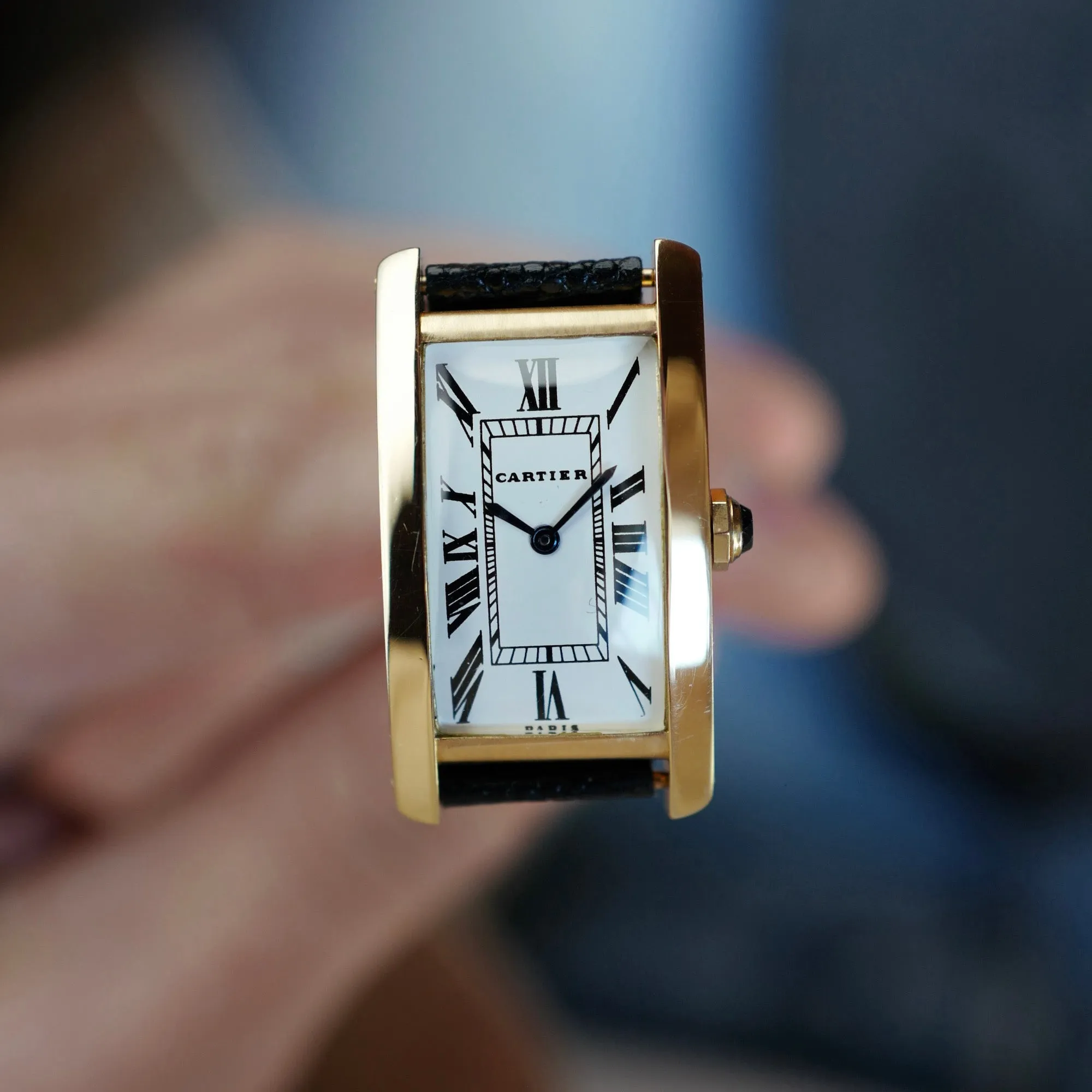 Cartier Yellow Gold Tank Cintree