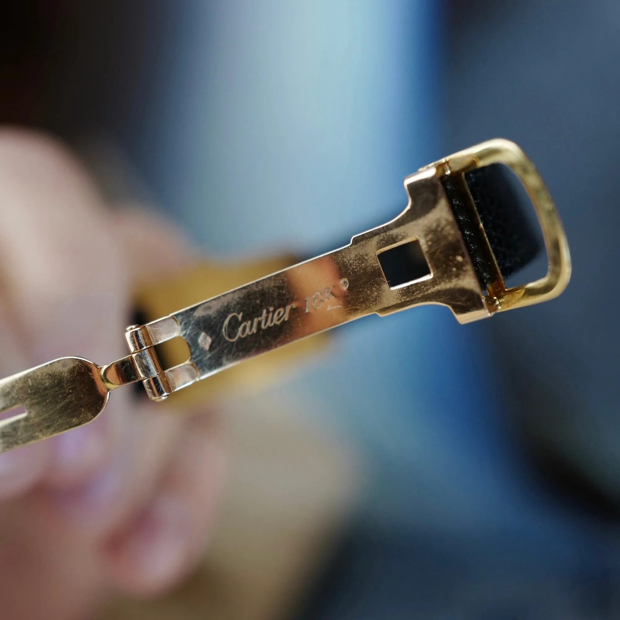 Cartier Yellow Gold Tank Cintree