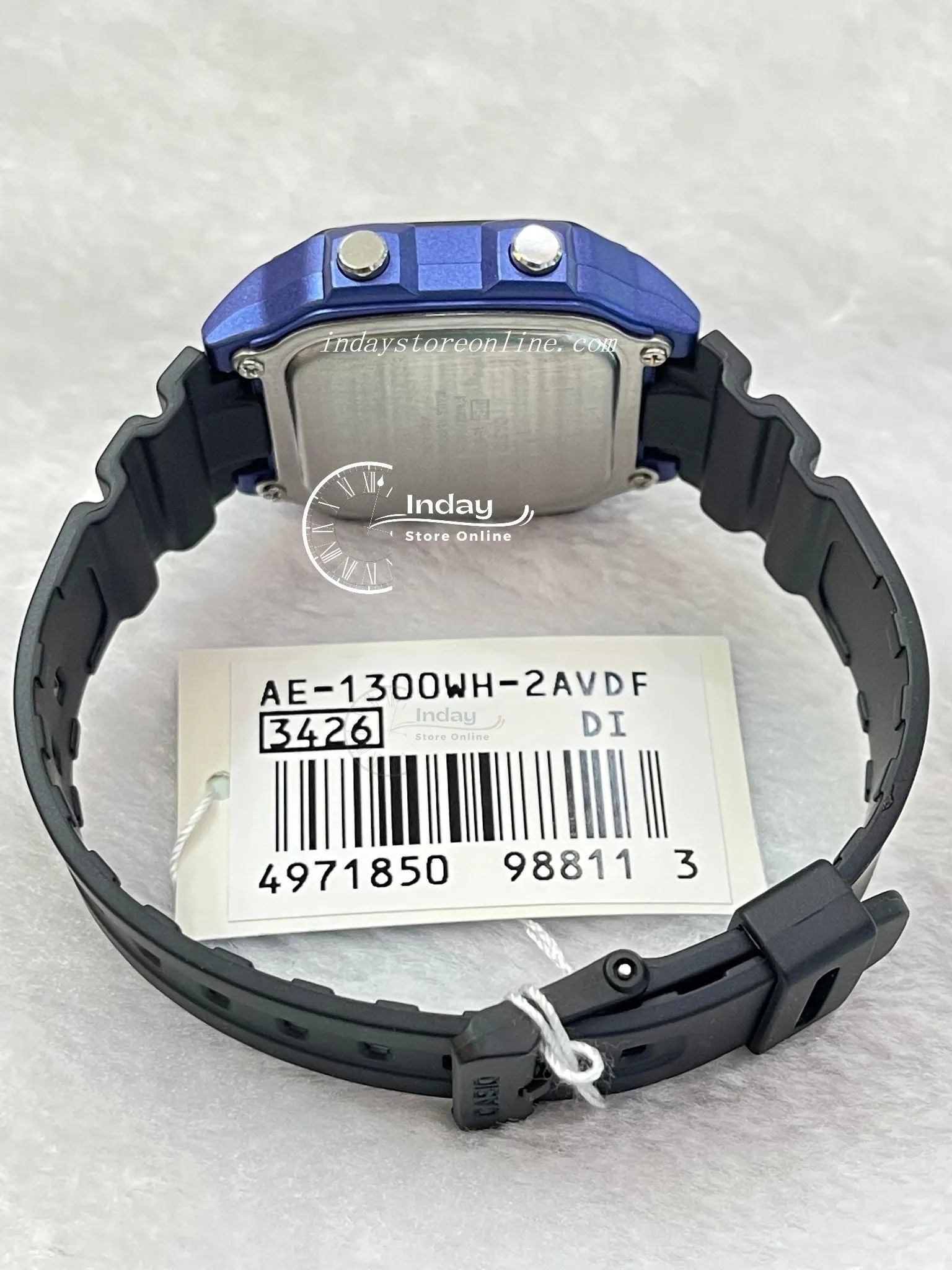 Casio Digital Men's Watch AE-1300WH-2A Digital Resin Band Resin Glass Battery Life: 10 years